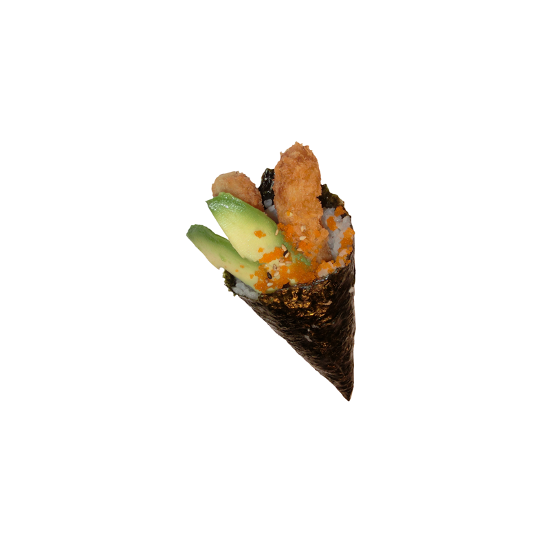 Temaki ebi fry